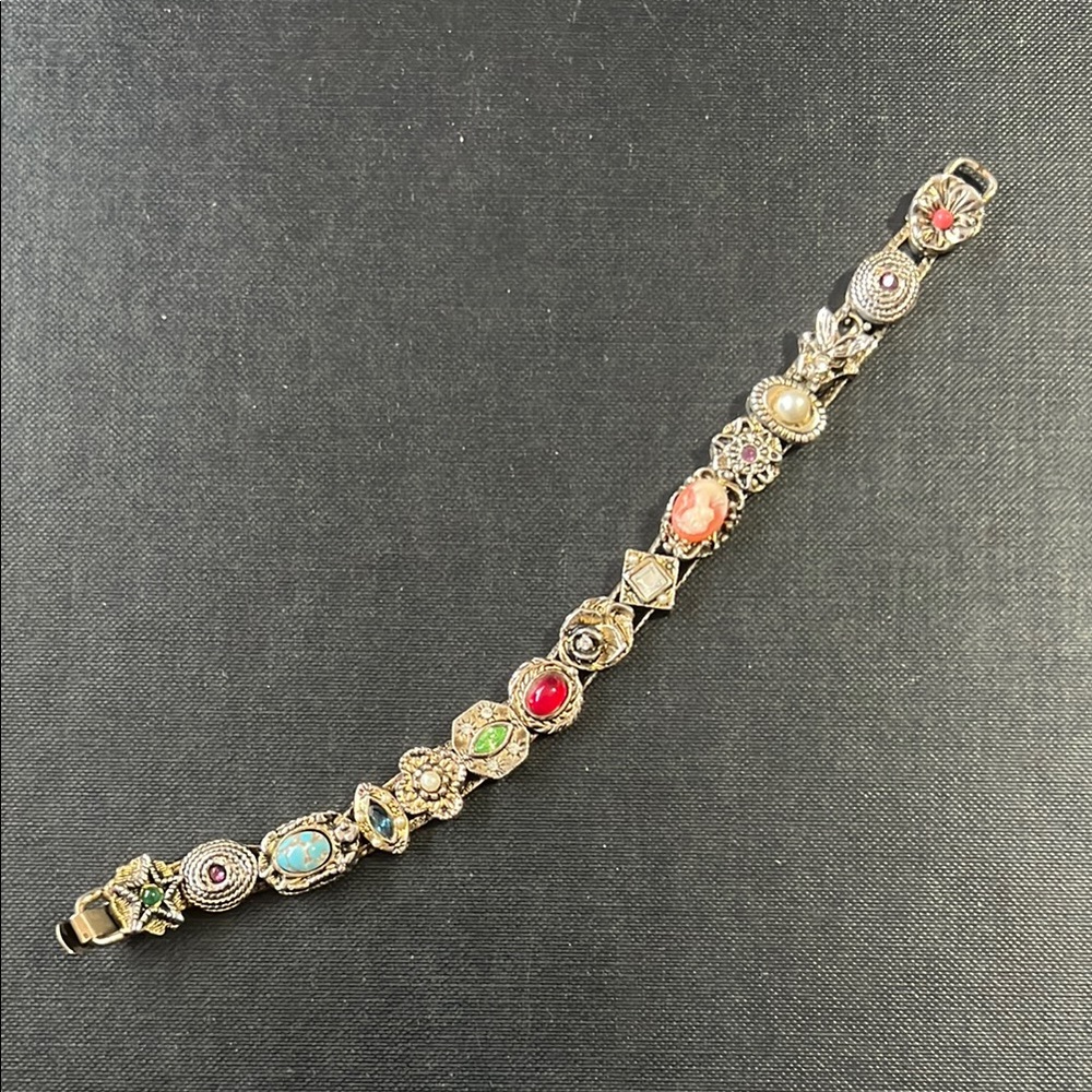 Elegant Multi-Stone Bracelet - image 1